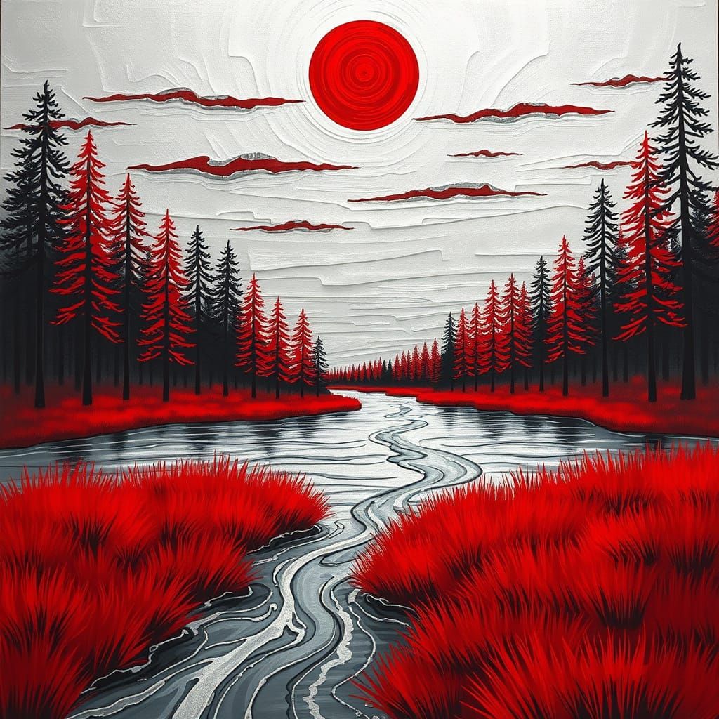 Vibrant Harmony of Complementary Colors