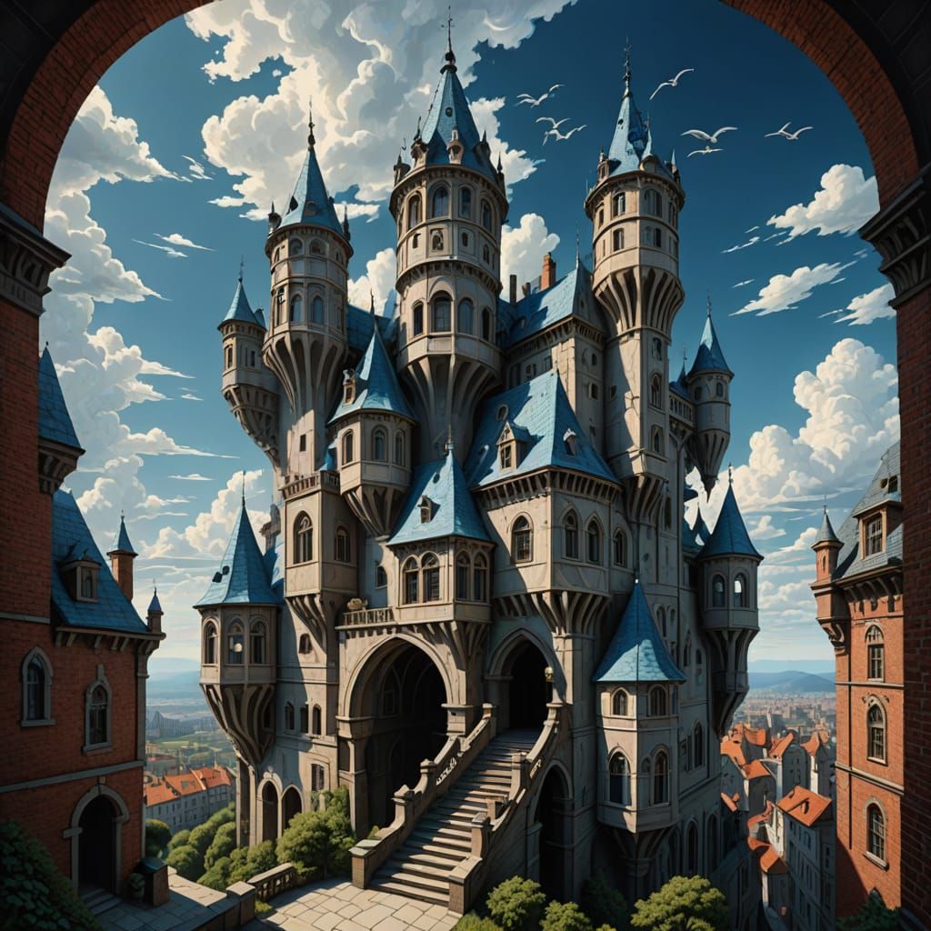 Mysterious, Escher-Inspired Building Defies Physics with Twi...