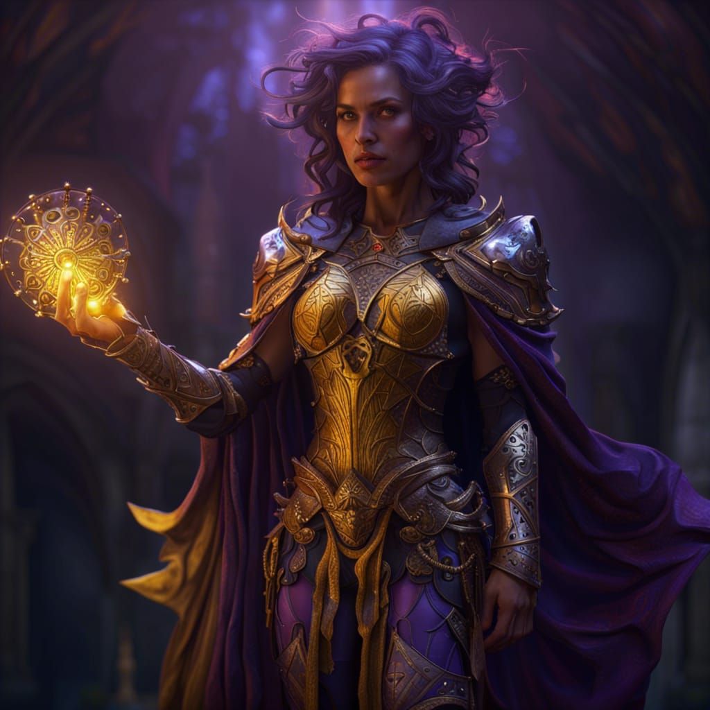 Sleepwalking Sorceress in Dark Fantasy Concept Art