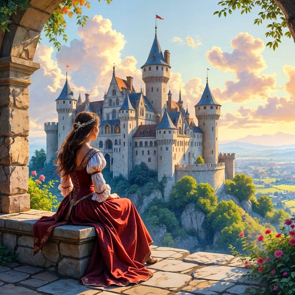 The princess and her castle