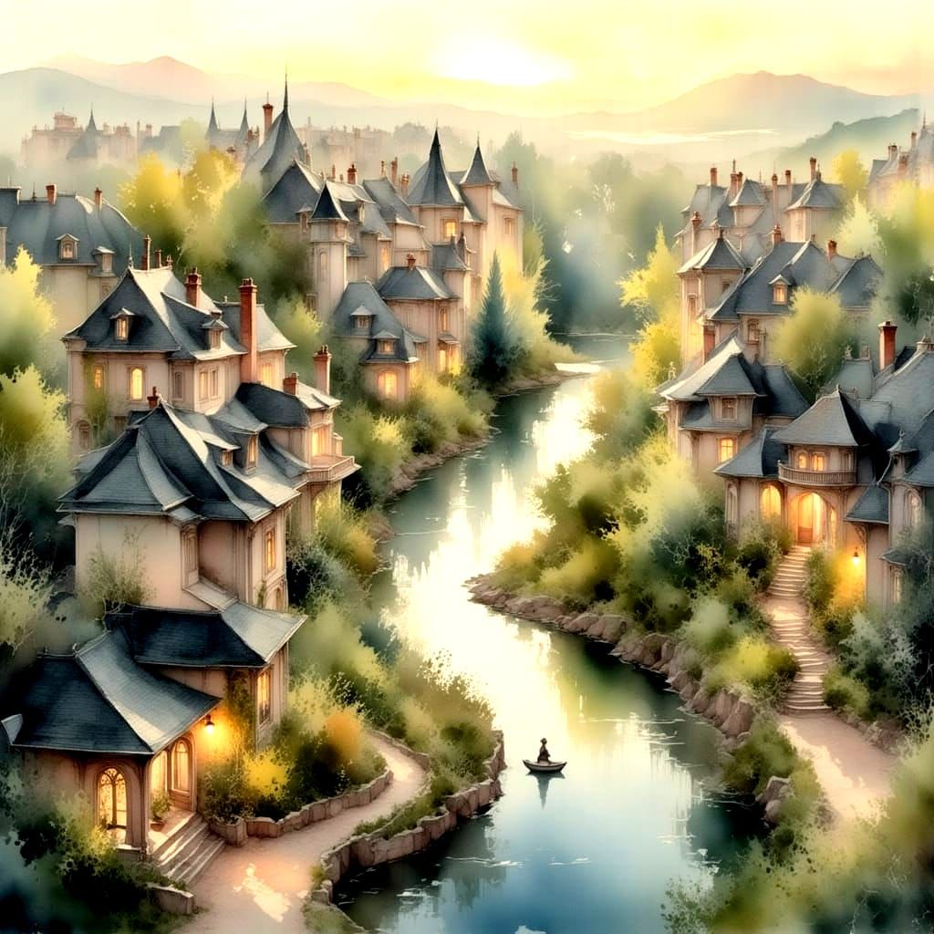 Desert Metropolis: A Cityscape Emerges in Arid Lands