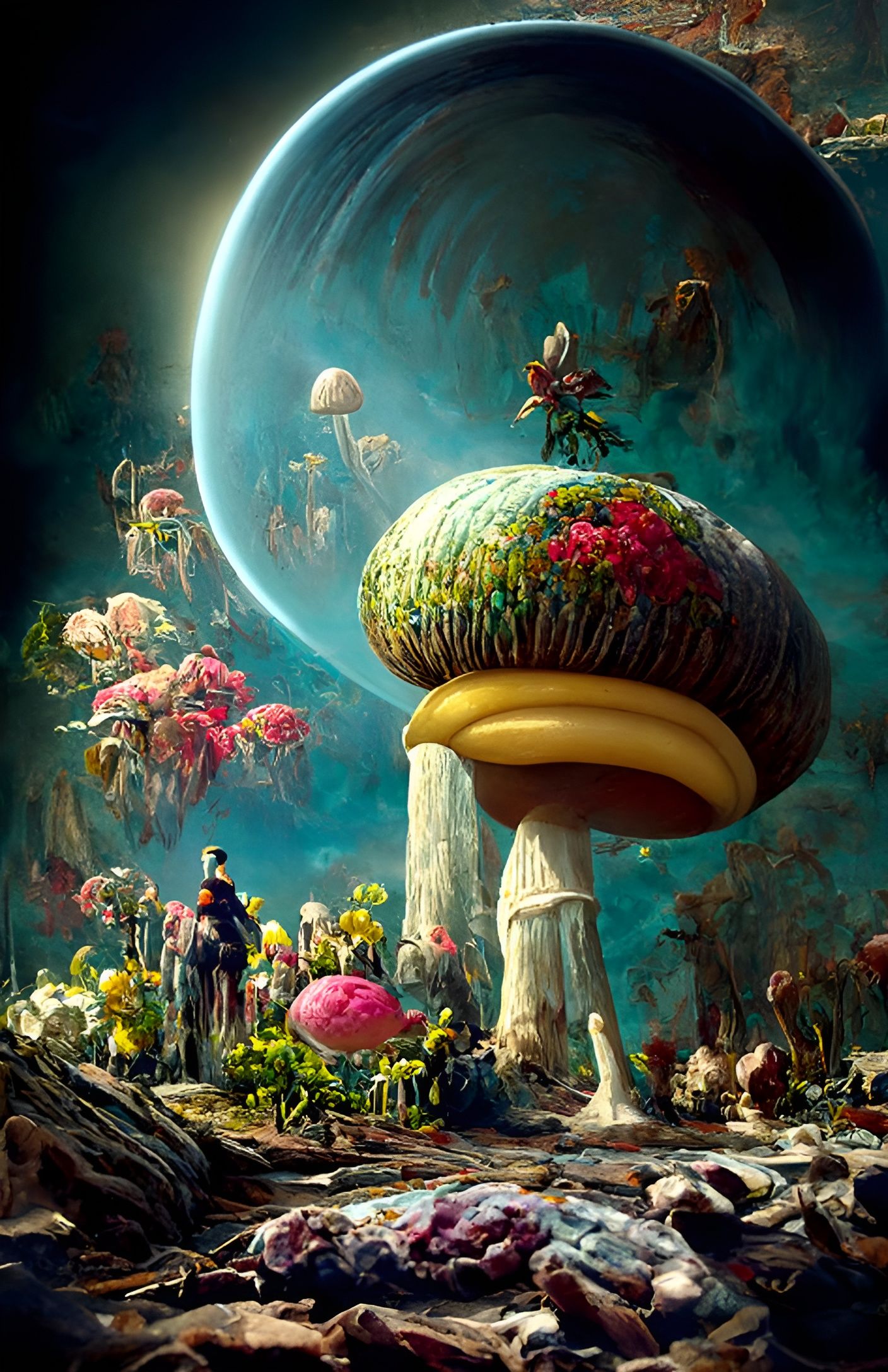 Mushroom Planet in Fantastical Realism