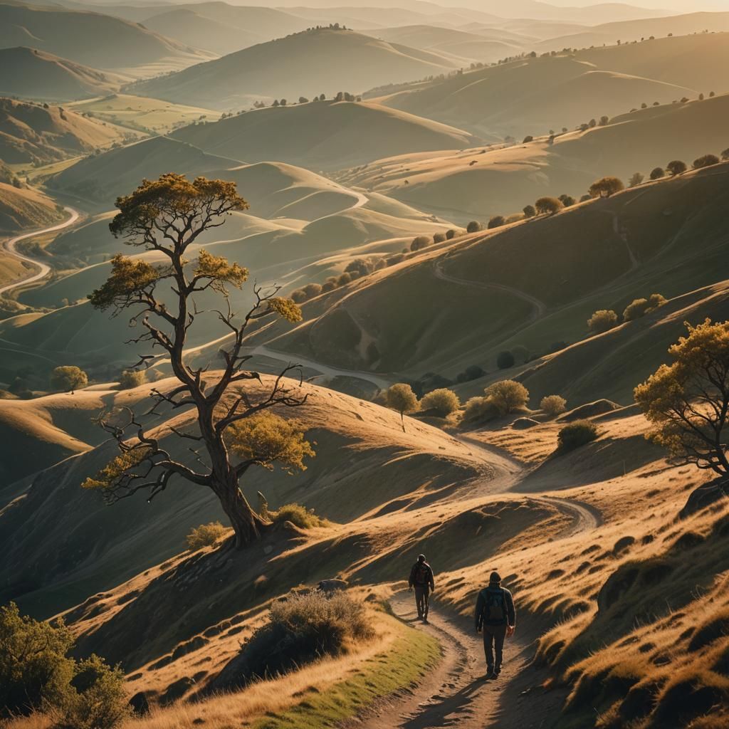 There is no road to happiness, it's more of a winding path t...