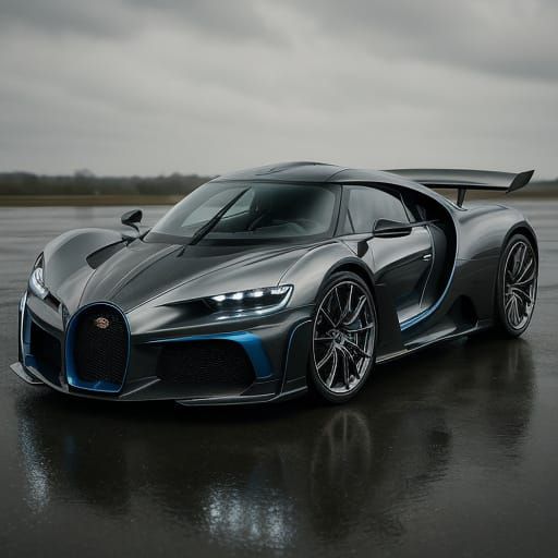 Czinger 21C and Bugatti Chiron Fusion Car