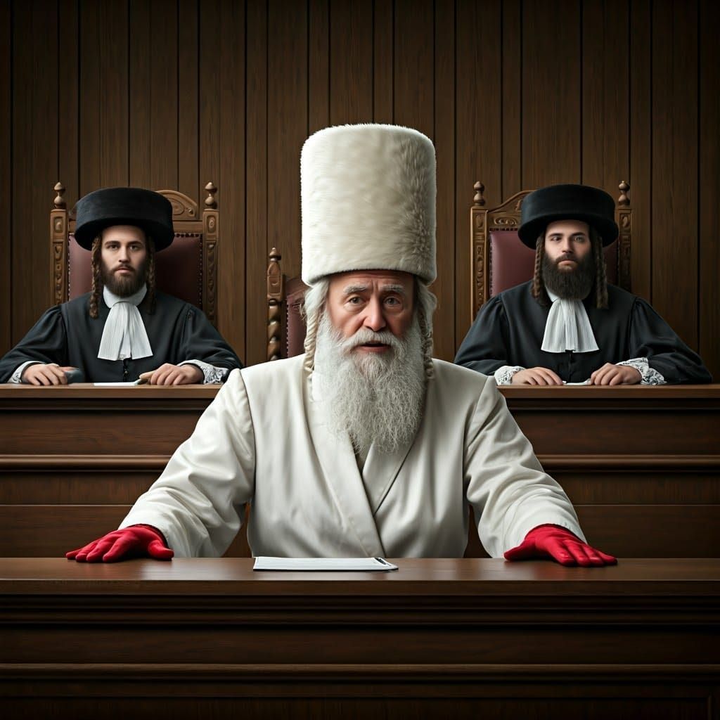 Hasidic Elder Testifies in Court with Young Judges