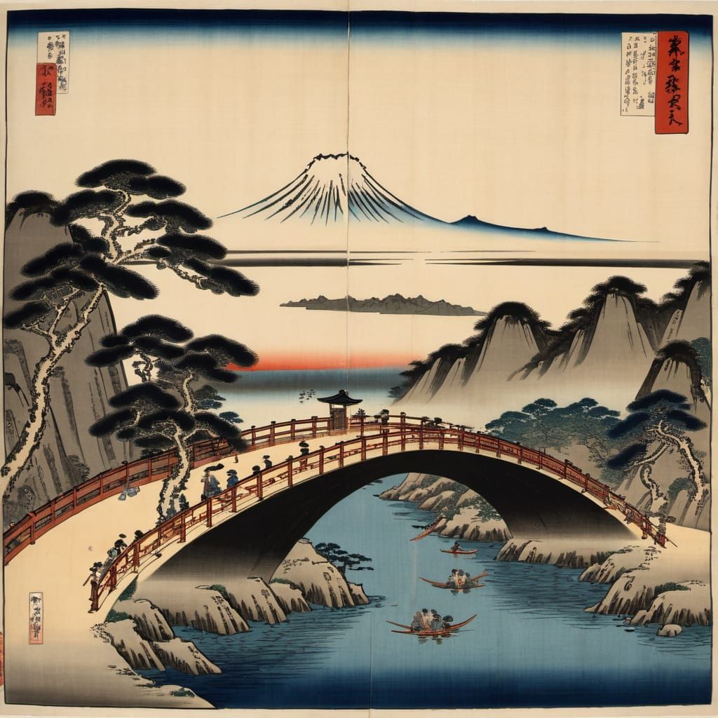 Monkey bridge in the Kai province