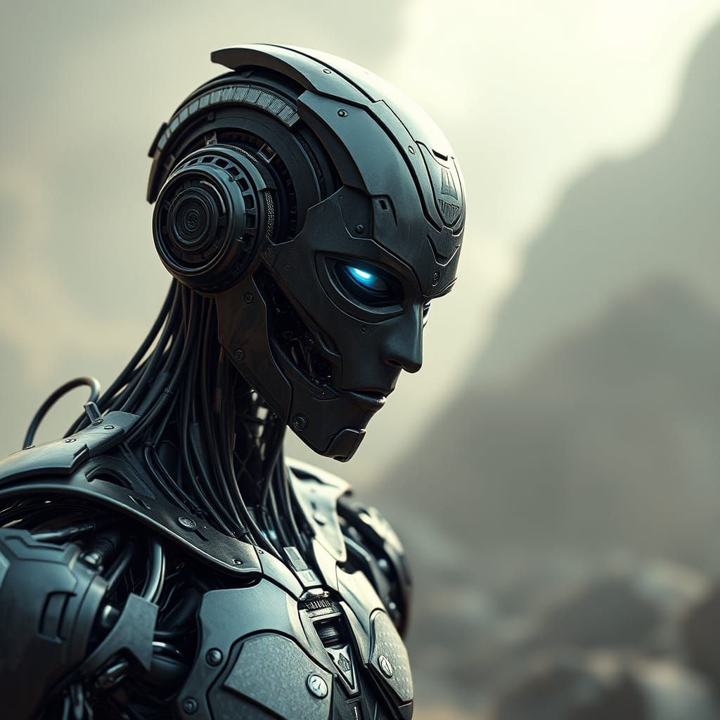 Stunning Android Replicant Clone Robot in Epic Cinematic Sty...