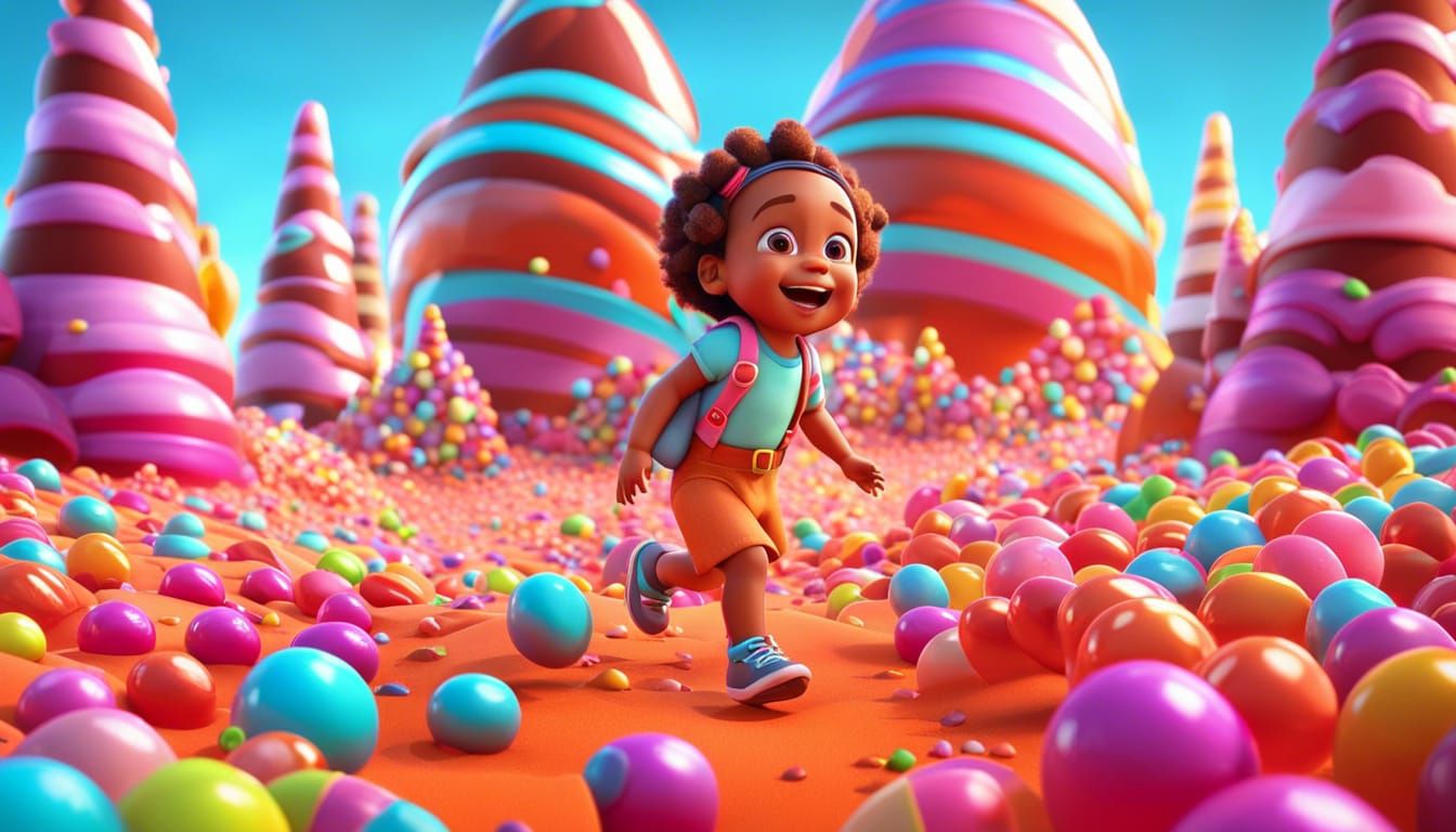 Your Face When You're in a Candy World