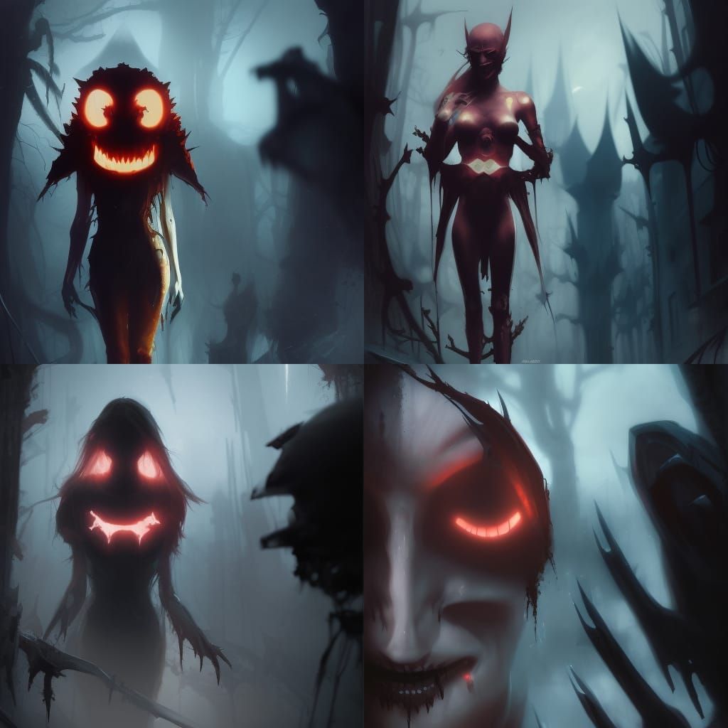 Sinister Figure in the Dark: Fantasy Concept Art