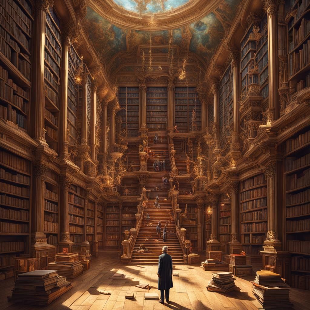 Surreal Library of Collective Human Knowledge