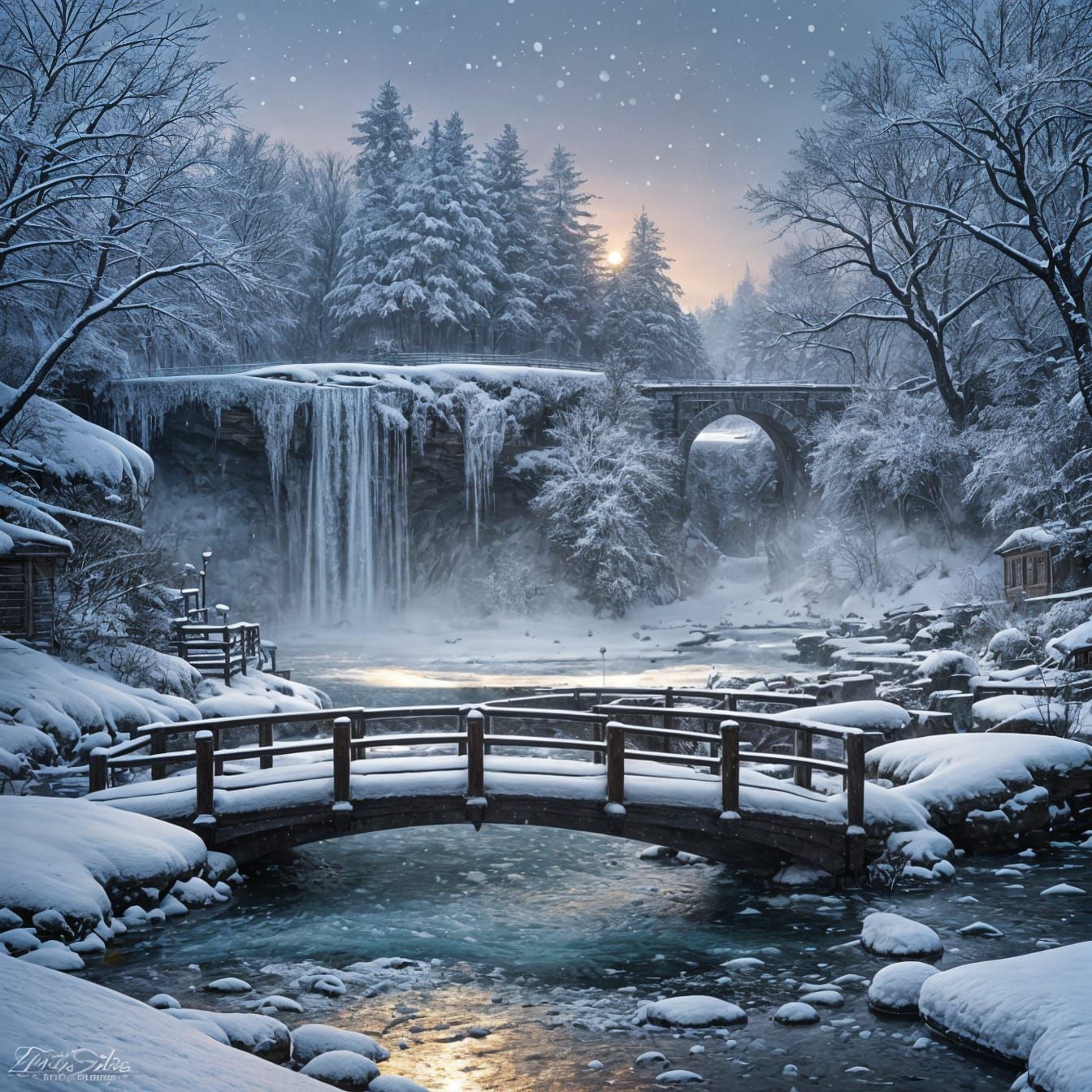 Winter bridge
