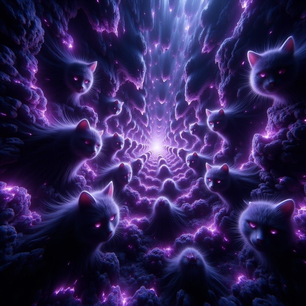 Elastic Reality: Warped Flower and Infinite Cats