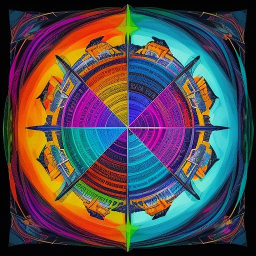 AI Art Synthesizing All Styles with Optical Illusions