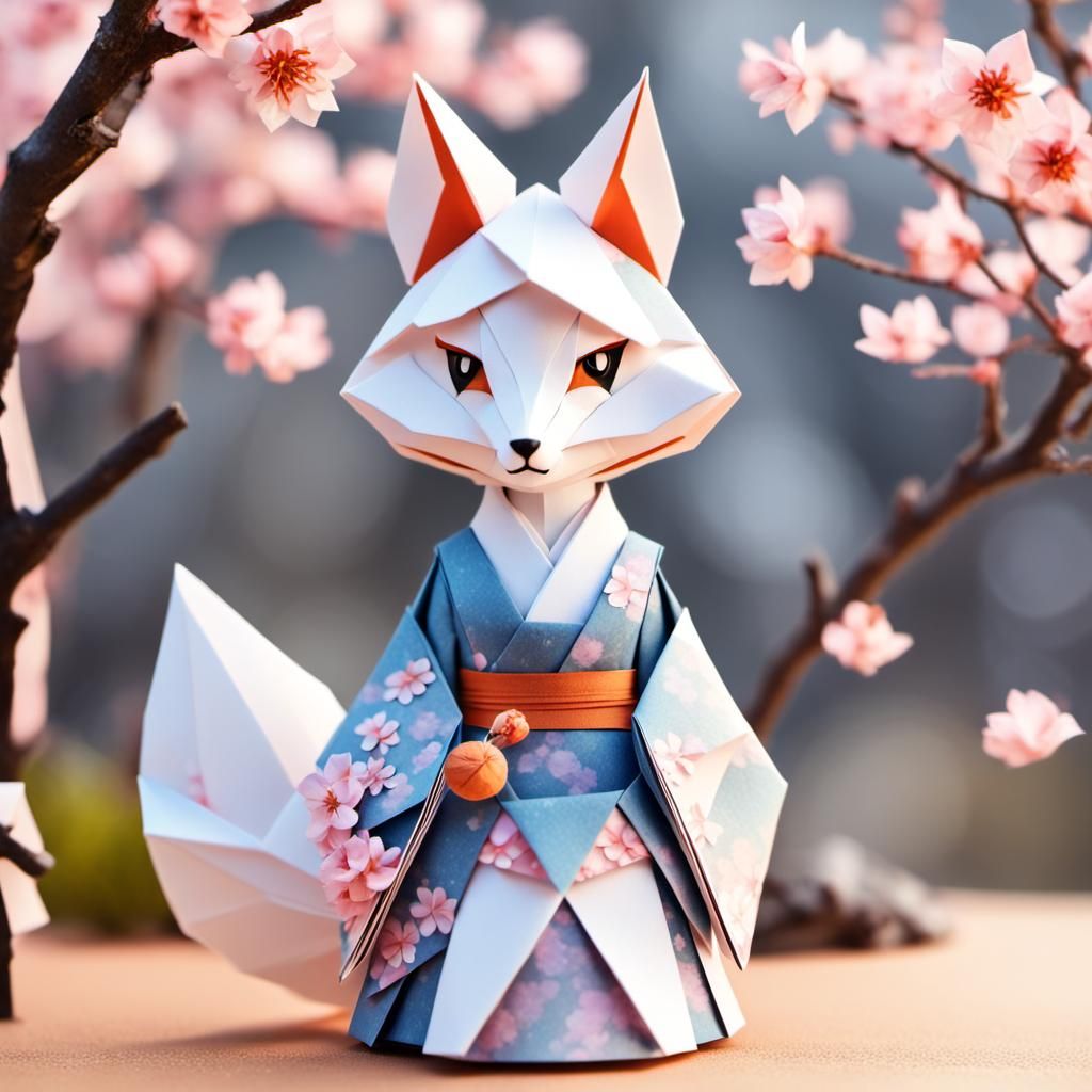 Kimino dress, young girl, blossom season, Sakura, angelic ey...