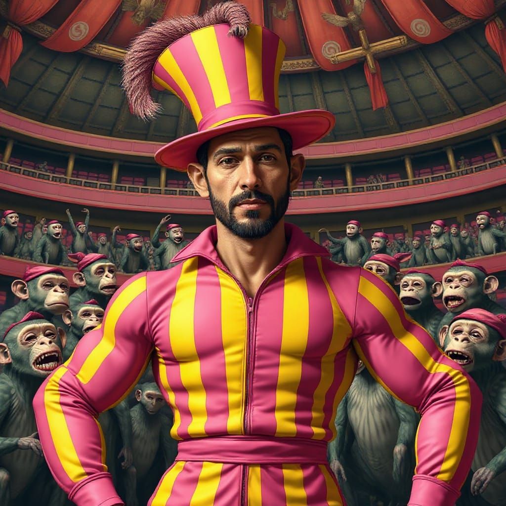 Humanoid Face Generated by AI