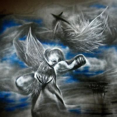 Lucifer's Fall: A Dramatic Depiction of Divine Conflict