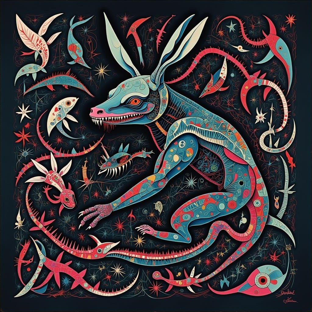 Synthwave Neon Retro Scene