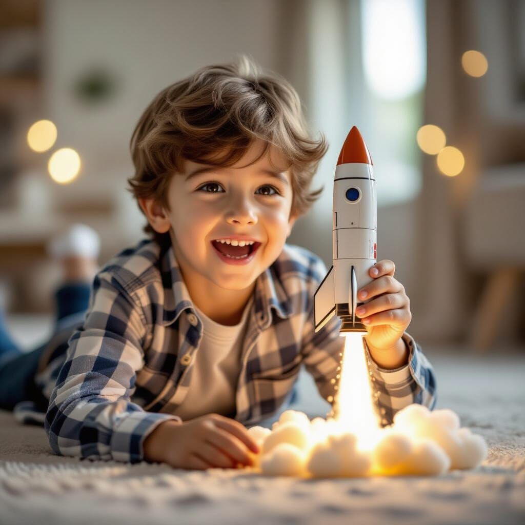 Boy Astronaut Dream Captured in High Definition