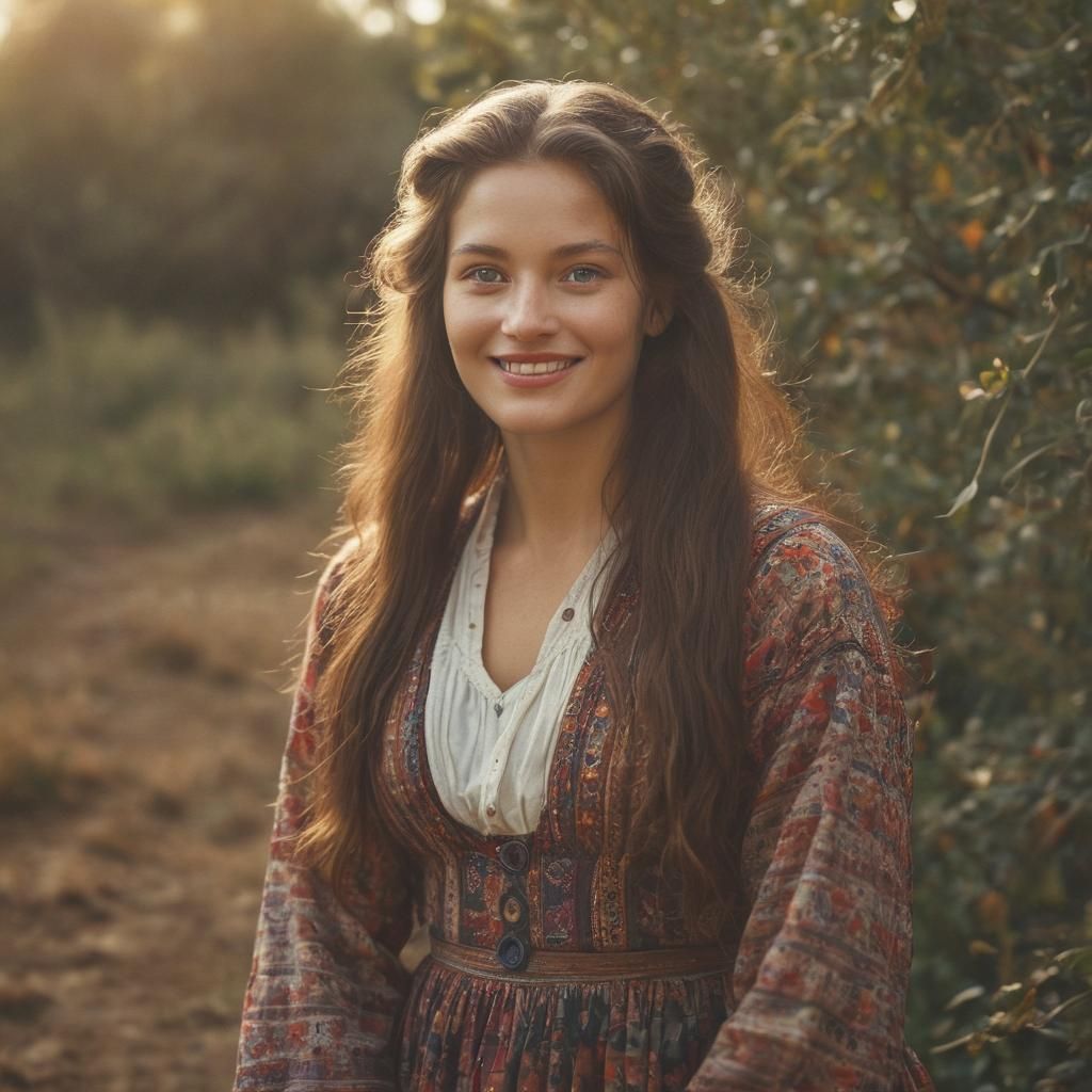 Stunning Portrait of a Rural Woman
