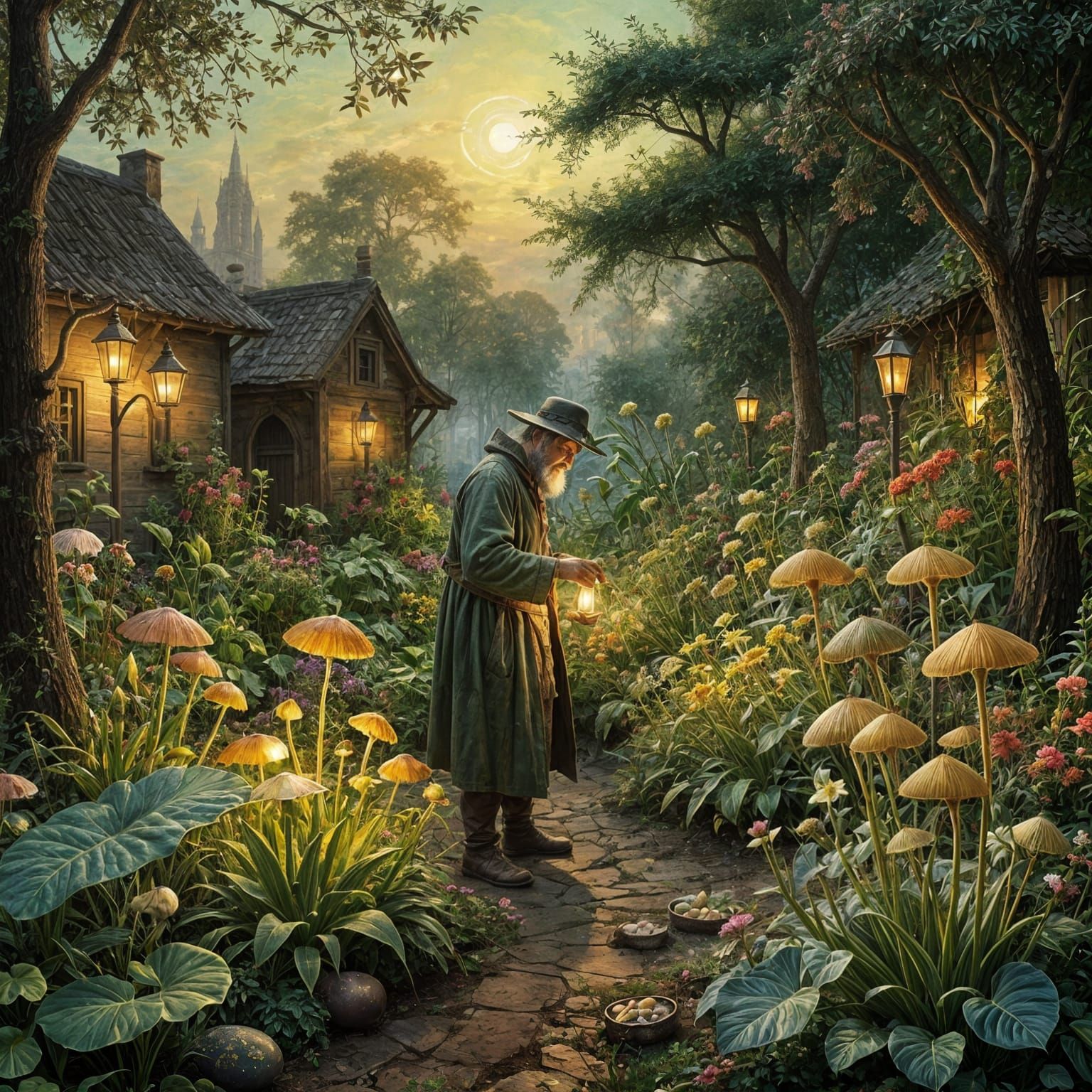 The Alchemist's Verdant Laboratory