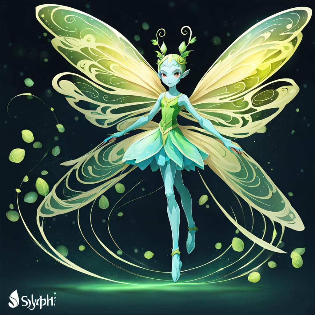 Ethereal Sylph: An AI Interpretation