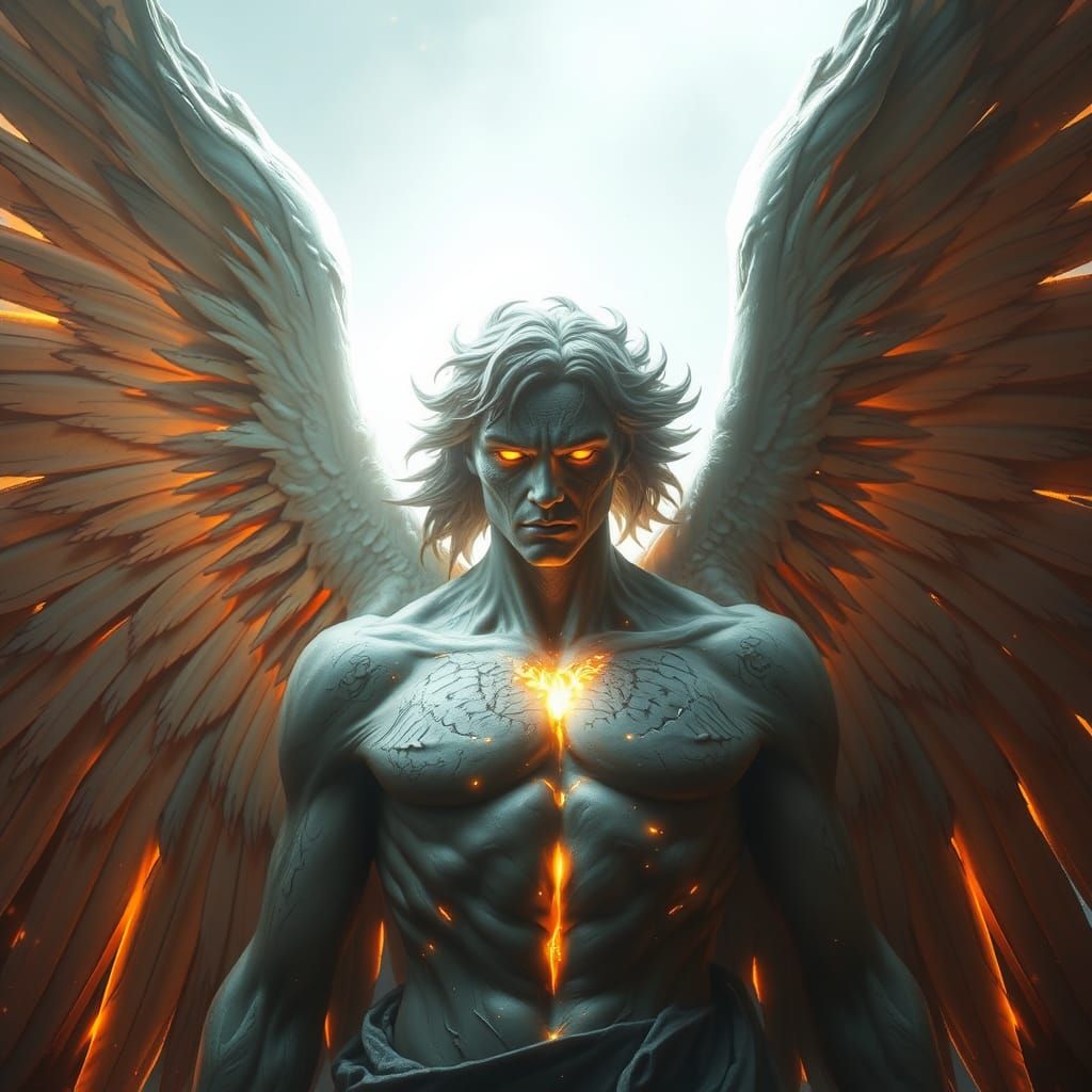 Fallen Angel Transformed into Terrifying Monster