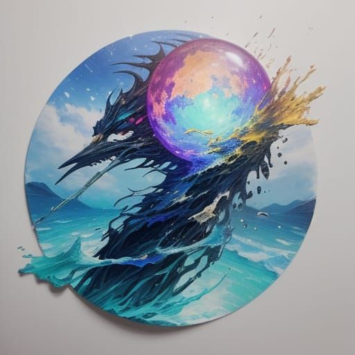 Surreal Cosmic Portal Unfolds