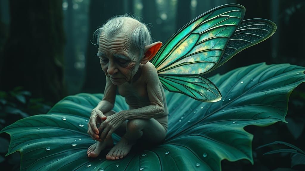 A transgender  disilussioned fairy with broken wings...