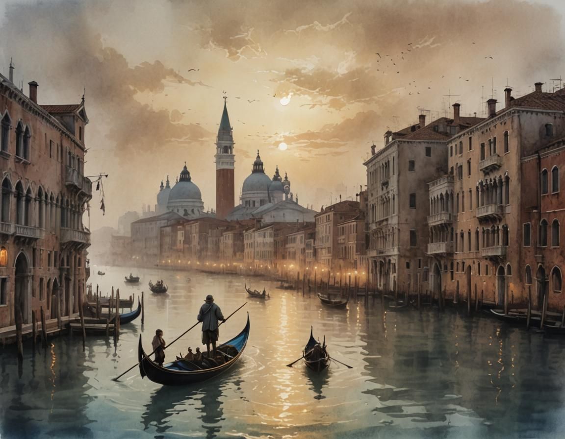 Venice at Sunset