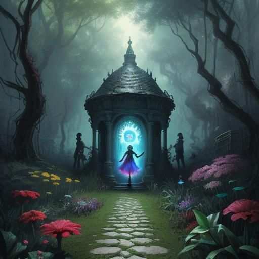 Betty Boop's Psychedelic Garden Path