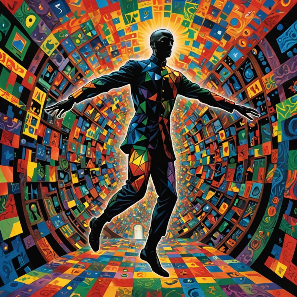 Prismatic Avatar in Mirrored Levitation