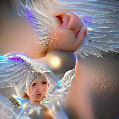 Photorealistic Angel 8K 3D Rendering