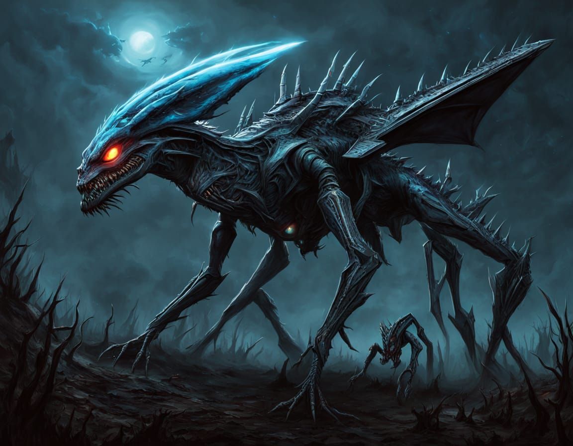 Ahsoka Transformed into a Dark Fantasy Horror Creature