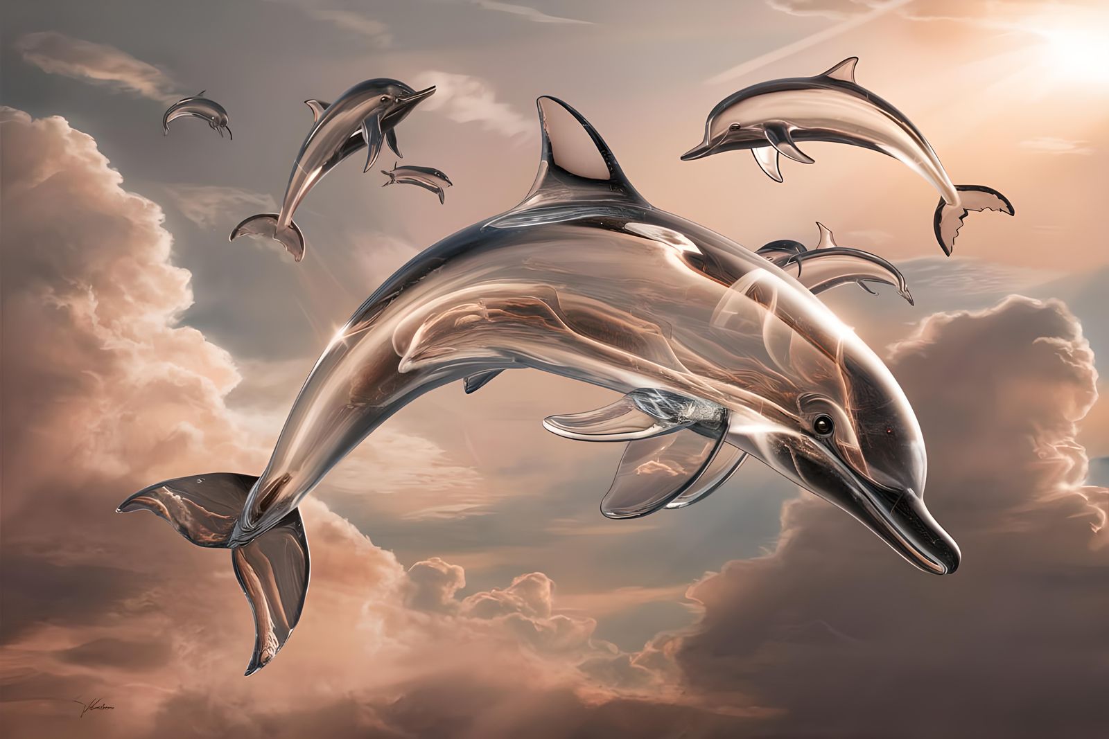 Glass Dolphins