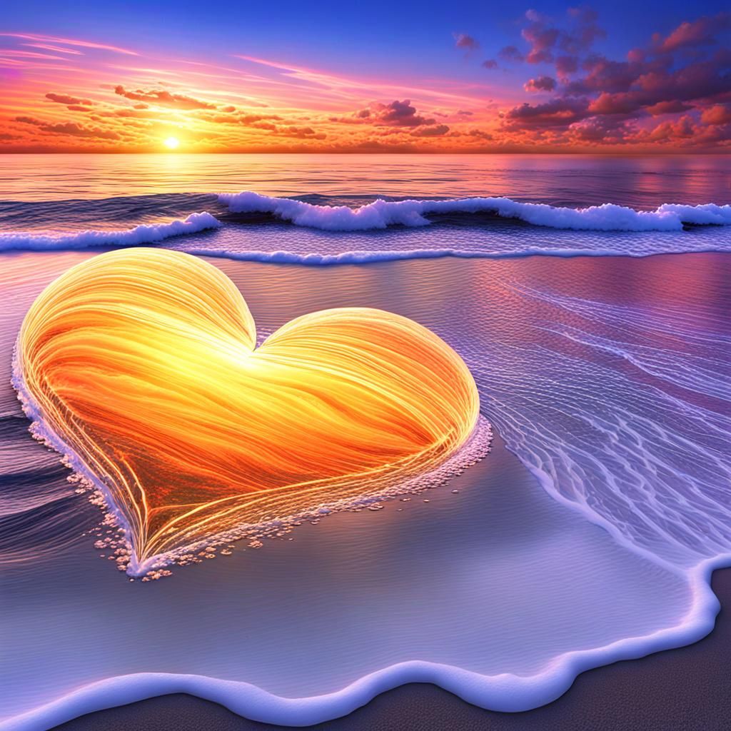 Astral Heart Emanations in Dreamscape