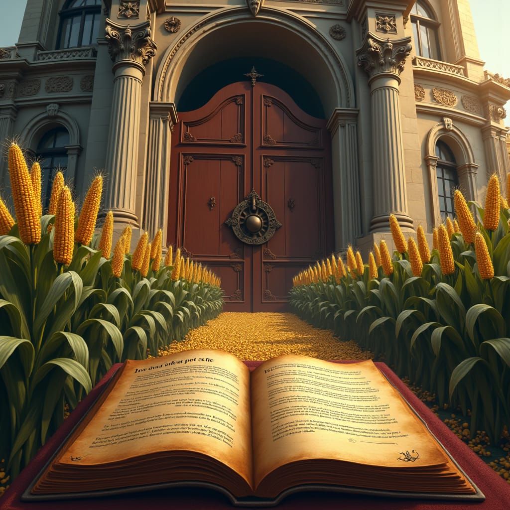 Victorian Era Corn Import Restriction in Mystical Realm