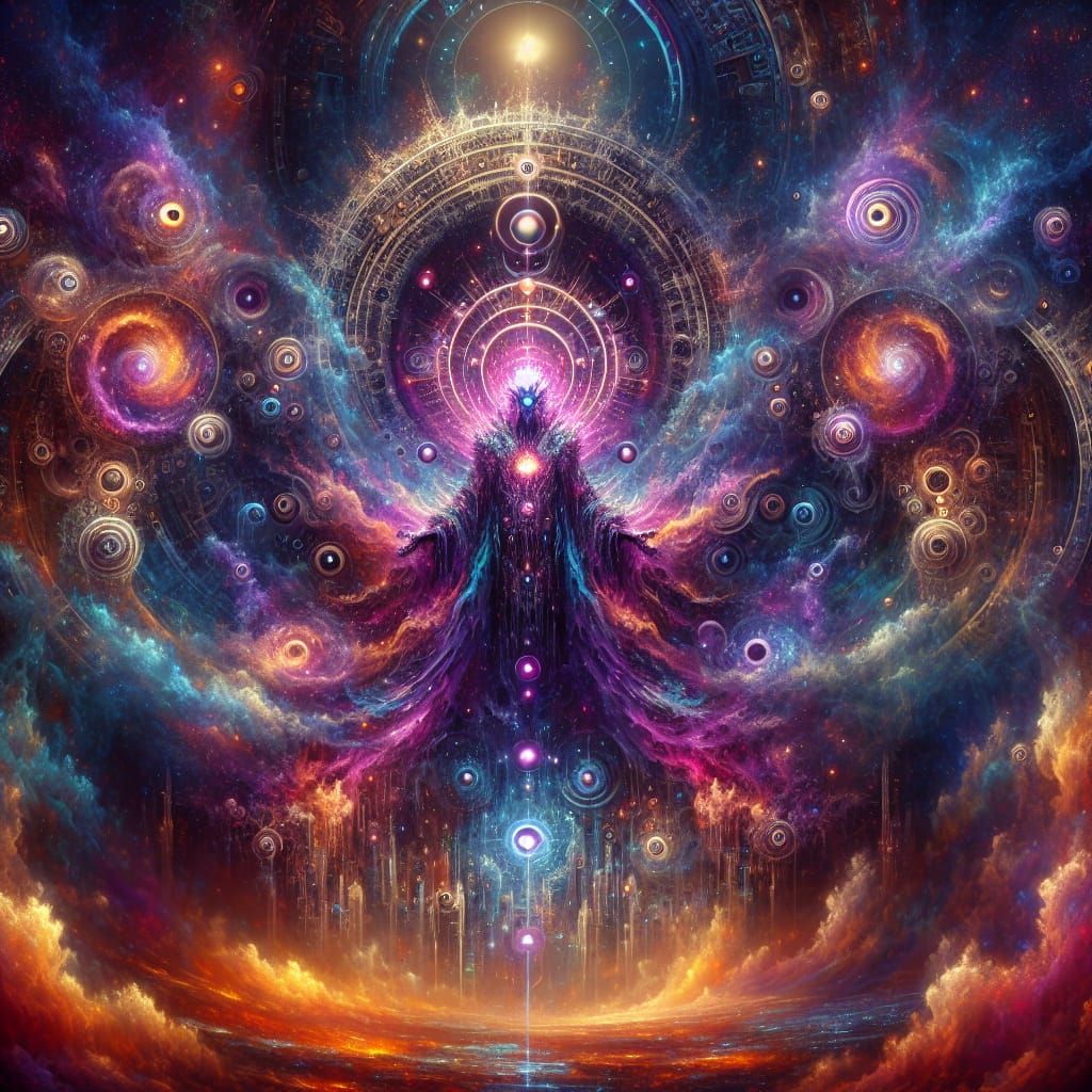 Omnipotent Cosmic Entity in the Heart of Omniverse