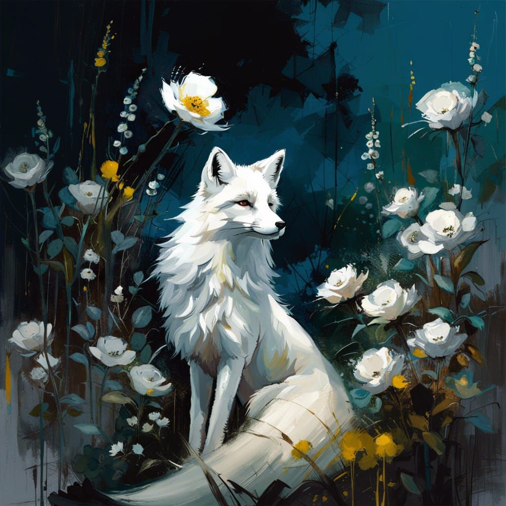 In the glow of the moon