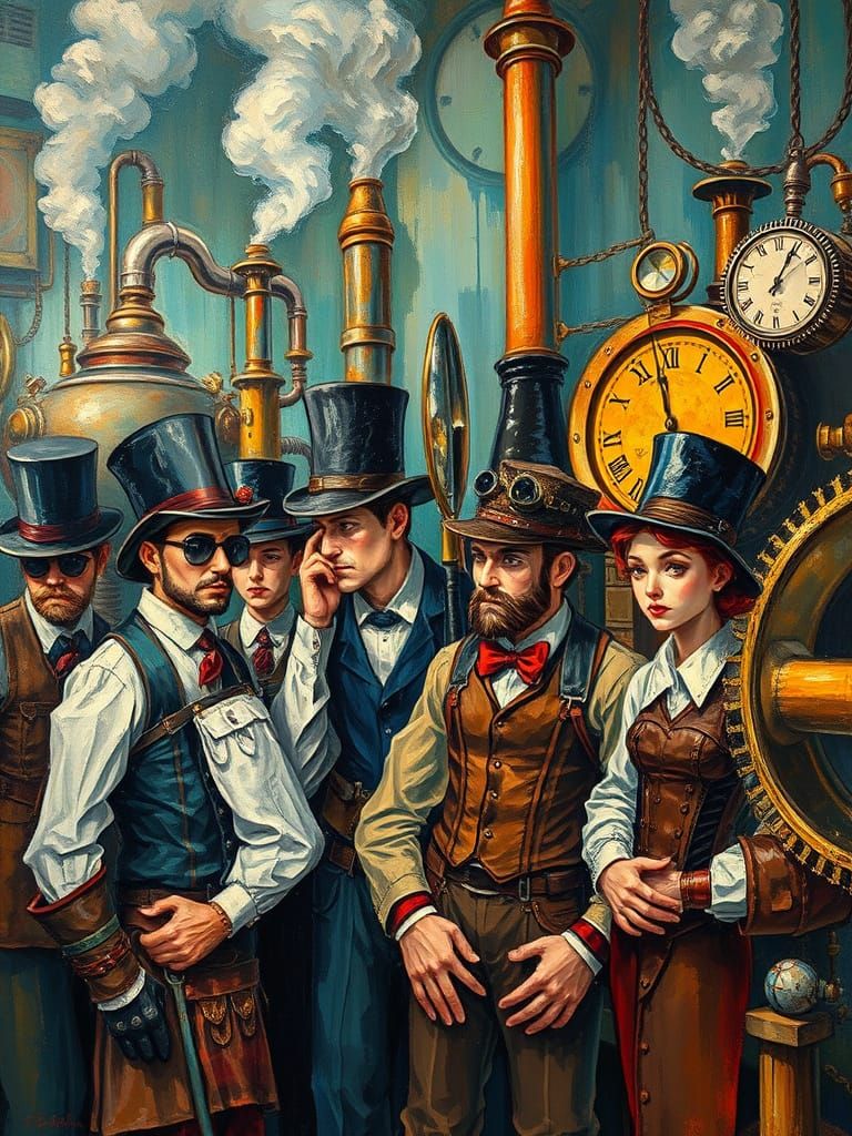 Steampunk hootenanny at the gizmo factory