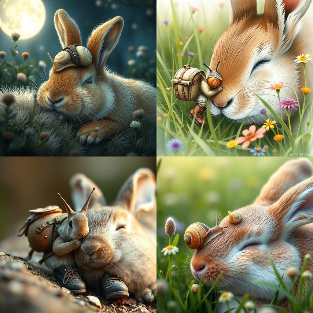 Snail's Surprise: A Naptime Encounter