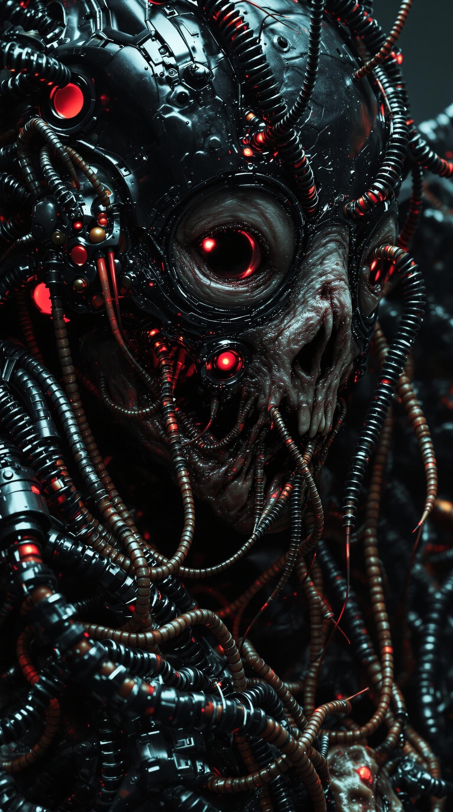 Disturbing Biomechanical Fusion in Hyper-Realistic Style