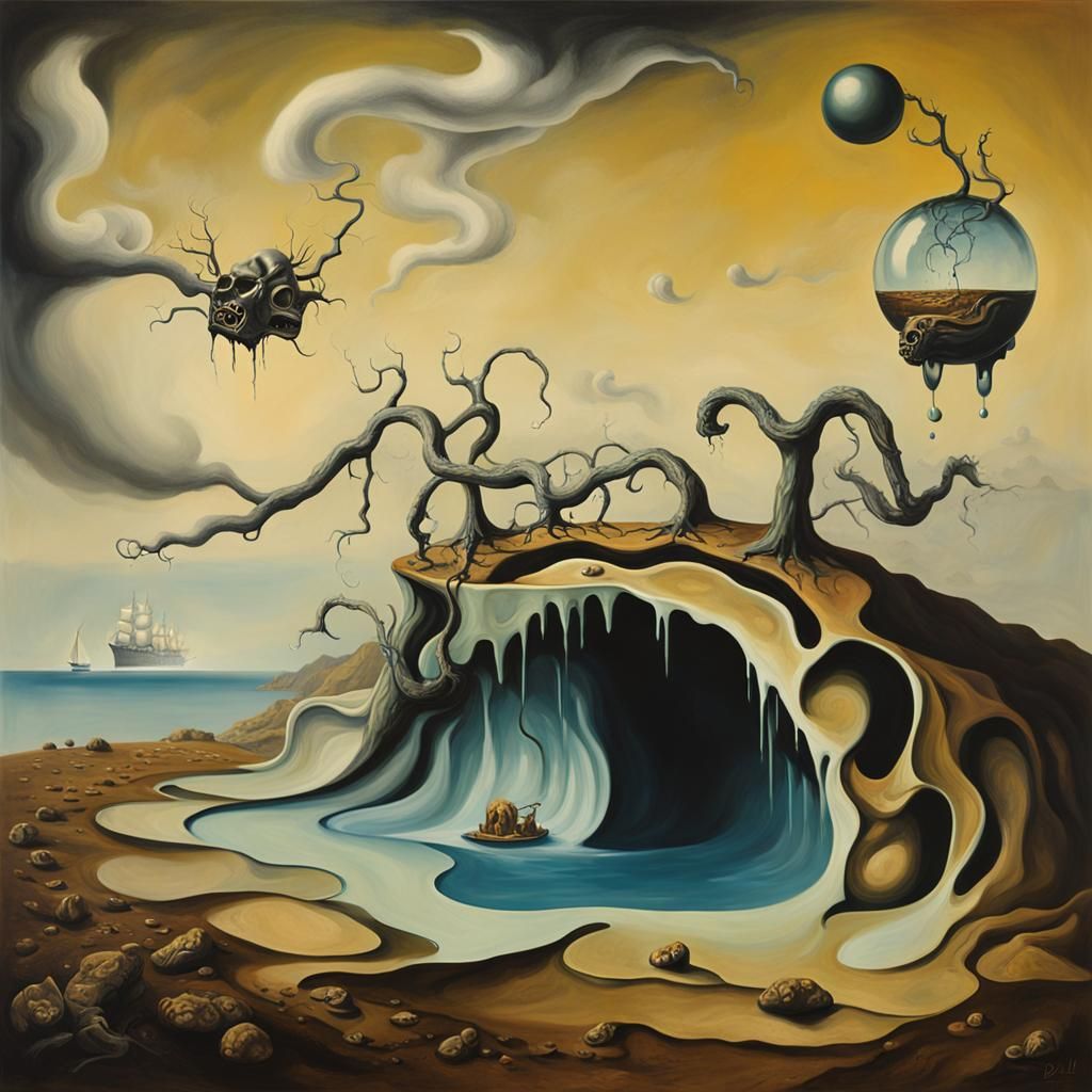 Surreal Wrath: A Dali-esque Exploration of Anger