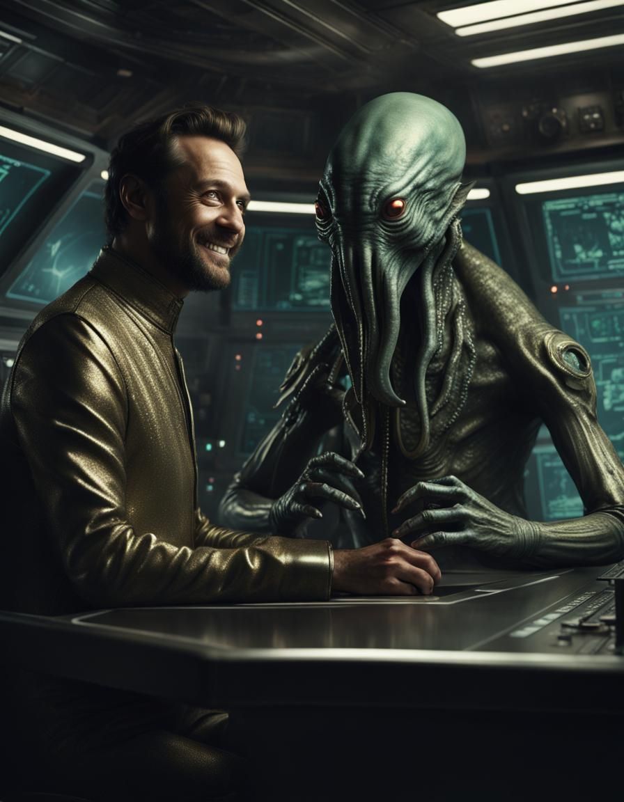 Metallic Jumpsuit and Alien Conversation: Digital Matte Pain...