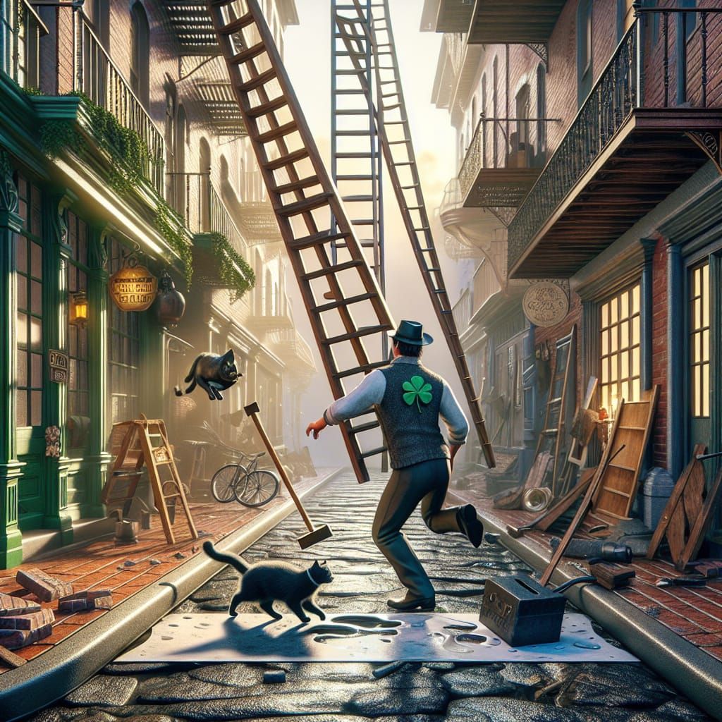 Comical Near Miss: Avoiding Bad Luck in 8K