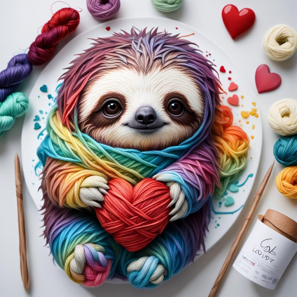 Binky the Baby Sloth! 💖