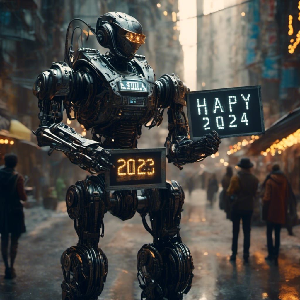 robot holding sign happy 2024
<lora:Strong Expression:1.4>