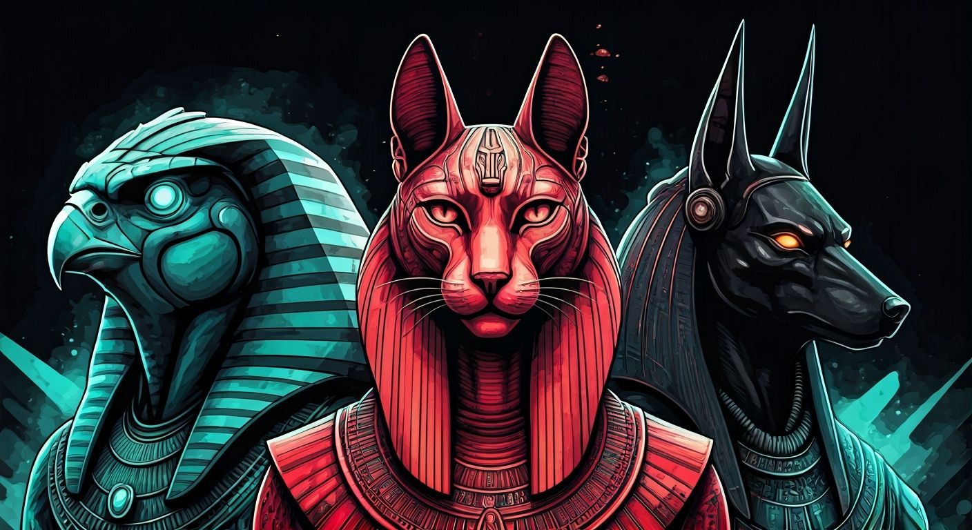 Egyptian Gods in Futuristic Armor: Graphic Novel