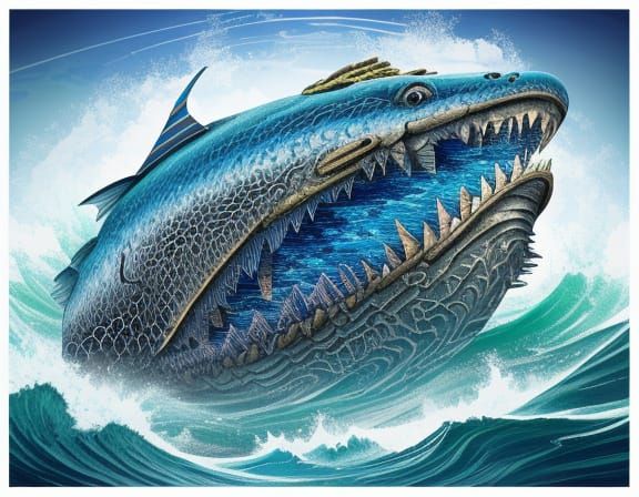 Chibi Warriors Duel Dragon on Puppet Stage