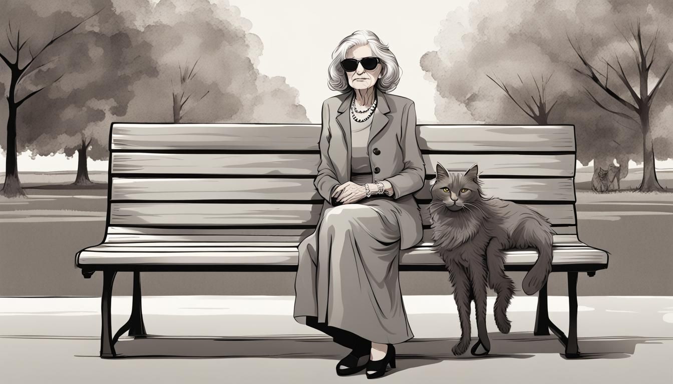 GRANNY COOL AND HER CATS 19