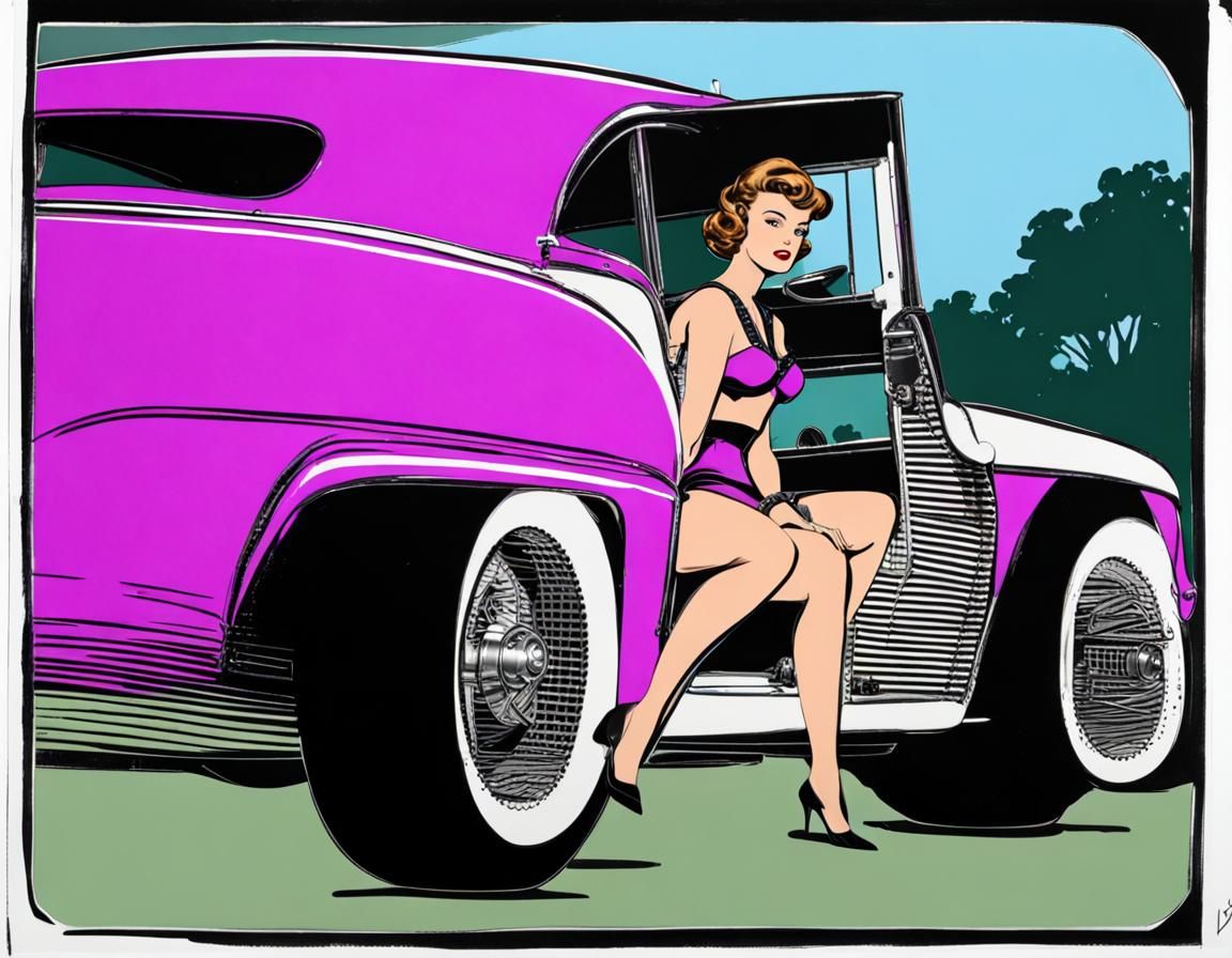 AI Interpretation of the 1950s